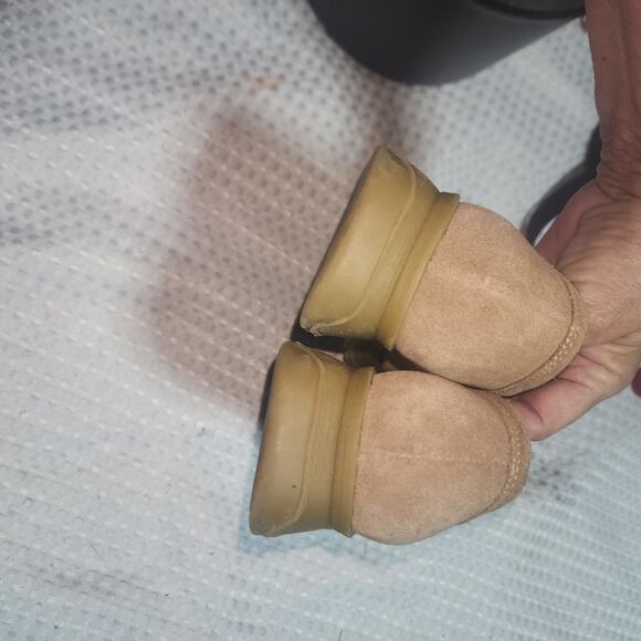 MUDD VINTAGE  EUC WOMENS SZ 9 KIN SUEDE PLATFORM LOAFER SHOES - Picture 8 of 9